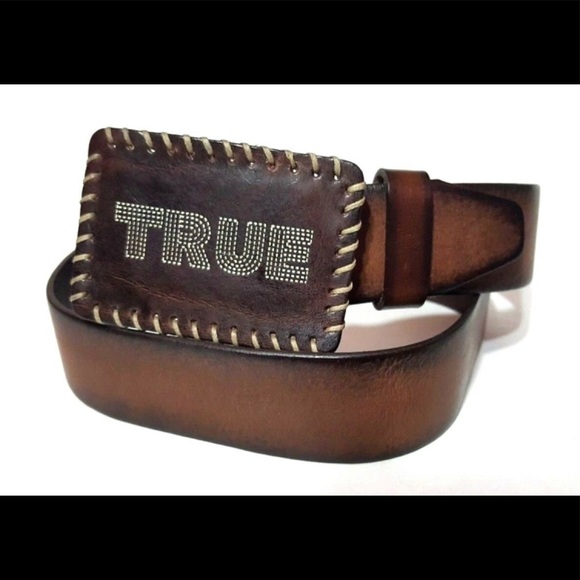 True Religion Other - New True Religion Made in Italy Leather Belt 32